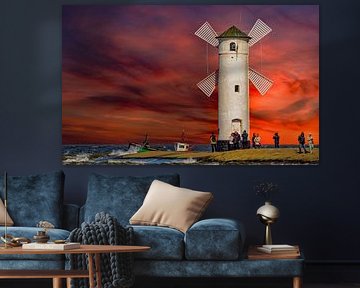 Swinoujscie mill beacon by Holger Felix