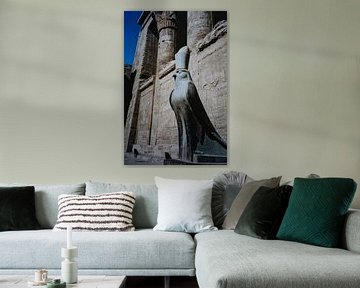 Statue des Horus, Edfu-Tempel, Ägypten von Imladris Images