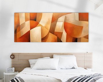 Warm abstraction by Abstract Painting