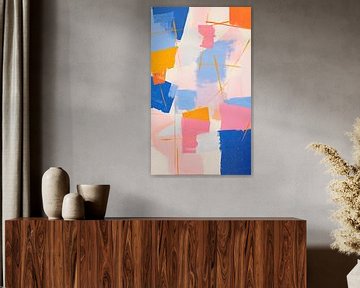 Abstract Colour Balance | Abstract Geometric by Abstract Painting