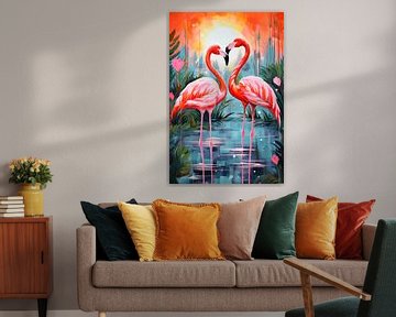 Flamingos von ARTemberaubend