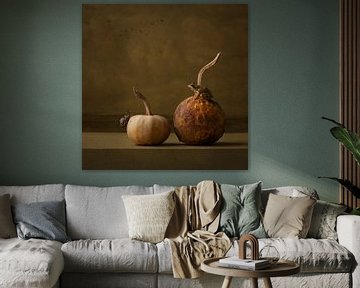 still life with slk and frog by Carolien van Schie