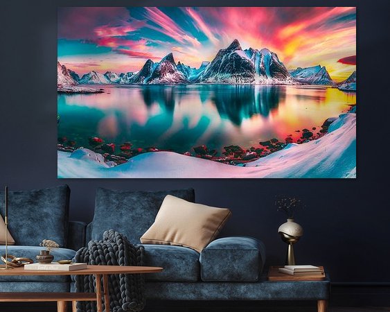 Example of the artwork in a room