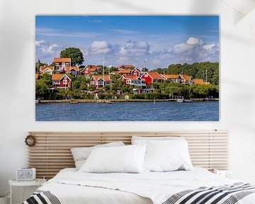 Swedish summer cottages along the coast by Adelheid Smitt