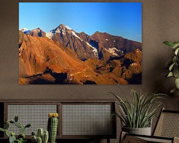 De Grossglockner Höhenstraße en Wiesbachhorn van Christa Kramer