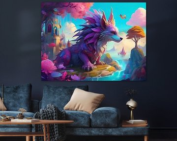 Fantasy World With Unique Creature by Mentos mentos
