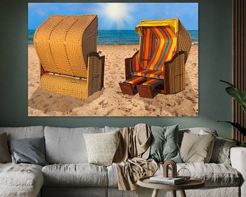 Baltic Sea beach chairs by Gunter Kirsch