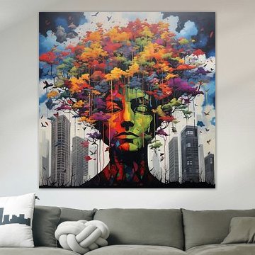 Urban Art Explosion: A High-quality Homage to Creativity in the Urban Landscape, Inspired by Street Art, Pop Art and Banksy by Dream Designs art work