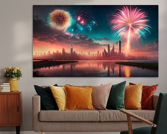 Example of the artwork in a room