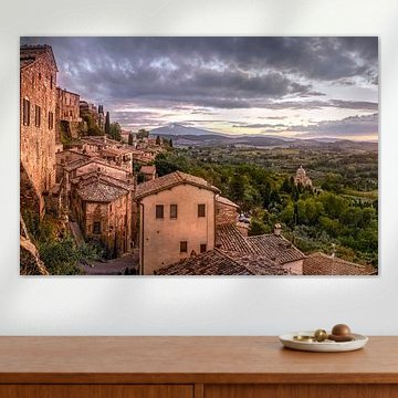 Montepulciano Coucher de soleil