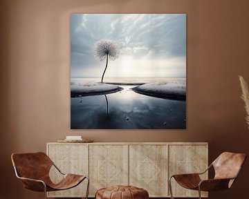 Winter Silence: Dance of the Dandelion Fluff by Karina Brouwer