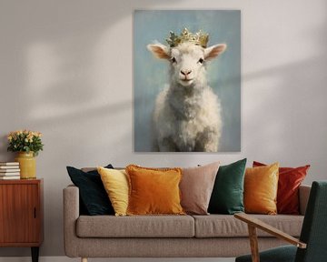 The sheep who imagined themselves to be king by Studio Allee