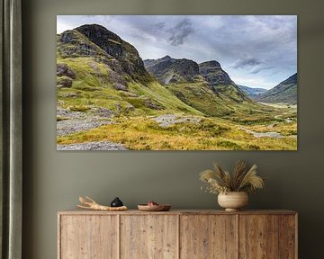 The Three sisters in Glencoe van Ageeth Groen
