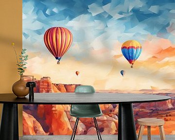Grand Canyon van Abstract Schilderij