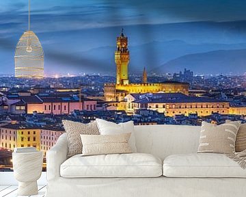 Panorama van de stad Florence in Italië van Voss Fine Art Fotografie