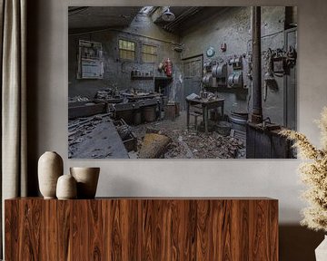 Control room of abandoned gold and silver factory - Urbex by Martijn Vereijken