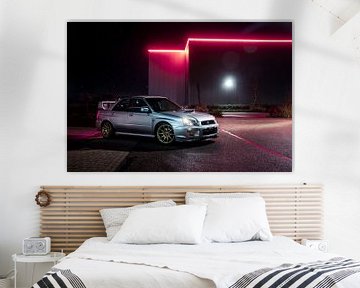 Subaru lightpaint van Mäbel Seelen