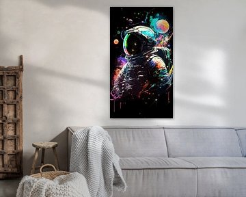 ruimte astronaut maand van SHOPING ART