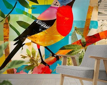 Mixed Media Bird van Harry Hadders