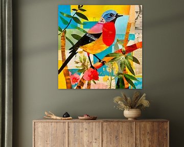 Mixed Media Bird van Harry Hadders