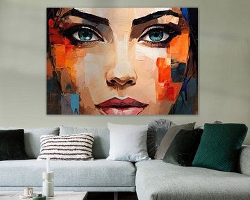 Abstract Portrait by ARTEO Paintings