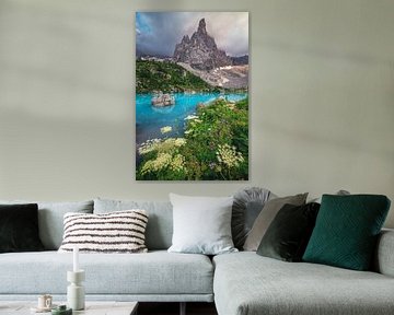 Dolomiten Lago di Sorapis im Sommer von Jean Claude Castor
