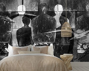 gevangen  vrijheid (zwart-wit) van Giovanni della Primavera