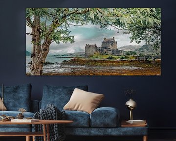 Eilean Donan Castle, Schotland. van Jaap Bosma Fotografie