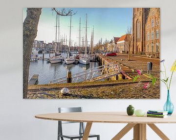 Harlingen, Zuiderhaven. van Jaap Bosma Fotografie