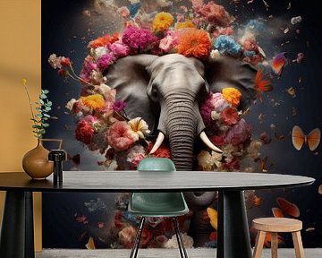 Levendige Natuurlijke Harmonie | olifant