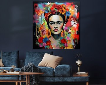 Frida Pop-art van Rosa Piazza