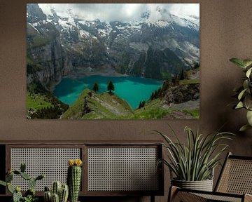 Oeschinen lake view by Ken Costers