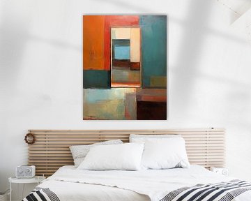 Kleurrijk, modern en abstract (gezien bij vtwonen) van Studio Allee
