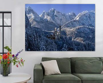Schloss Neuschwanstein im Winter von Achim Thomae
