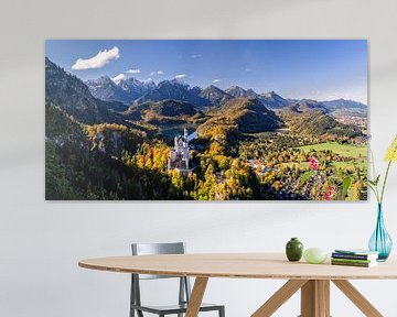 Panorama du paysage Allgäu Bavière sur Achim Thomae