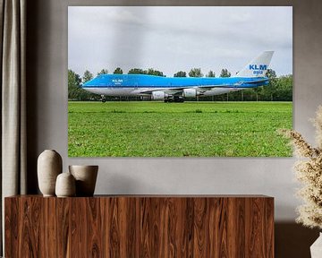 KLM Boeing 747-400 City of Paramaribo. van Jaap van den Berg