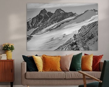 The Hofmannkees and the Großglockner in SW by Christa Kramer