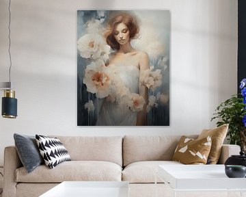 Modern chic portrait with a soft, poetic feel by Carla Van Iersel