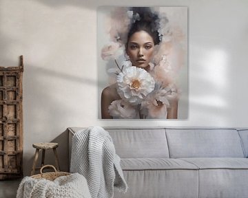 Modern chic portrait with a soft, poetic feel by Carla Van Iersel
