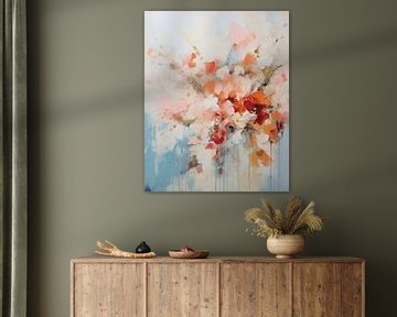 Fleurs aux couleurs pastel sur Studio Allee