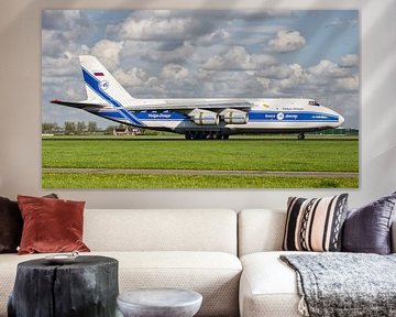 antonov an-124 volga-dnepr à schiphol sur Arthur Bruinen