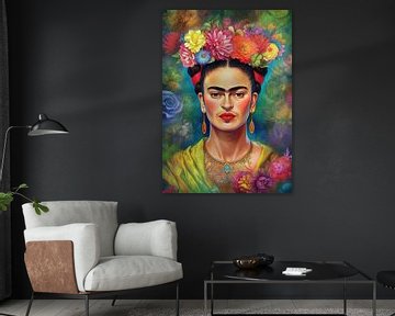 Frida Poster - Frida Kunstdruck von Niklas Maximilian