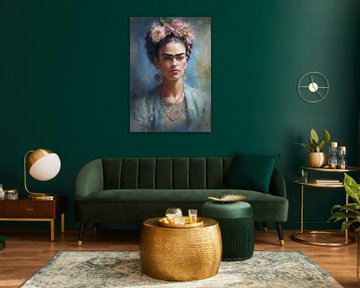 Frida Poster - Frida Kunstdruk van Niklas Maximilian