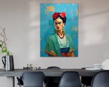 Frida Poster - Frida Kunstdruk van Niklas Maximilian