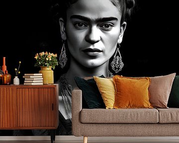 Frida Poster - Frida Kunstdruk van Niklas Maximilian