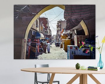 Ägyptische Straßenbilder: Eintauchen in das tägliche Leben von Edfu und Assuan von FotoDennis.com | Werk op de Muur