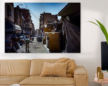 Ägyptische Straßenbilder: Eintauchen in das tägliche Leben von Edfu und Assuan von FotoDennis.com | Werk op de Muur