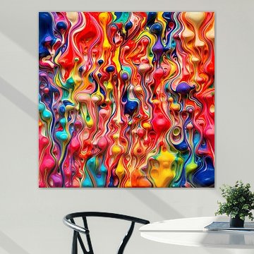 Bunt tropfend von Harry Hadders Design