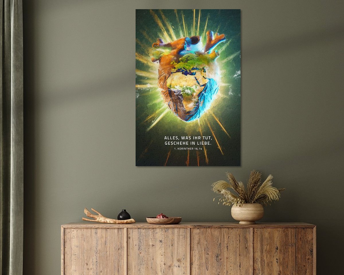 Example of the artwork in a room