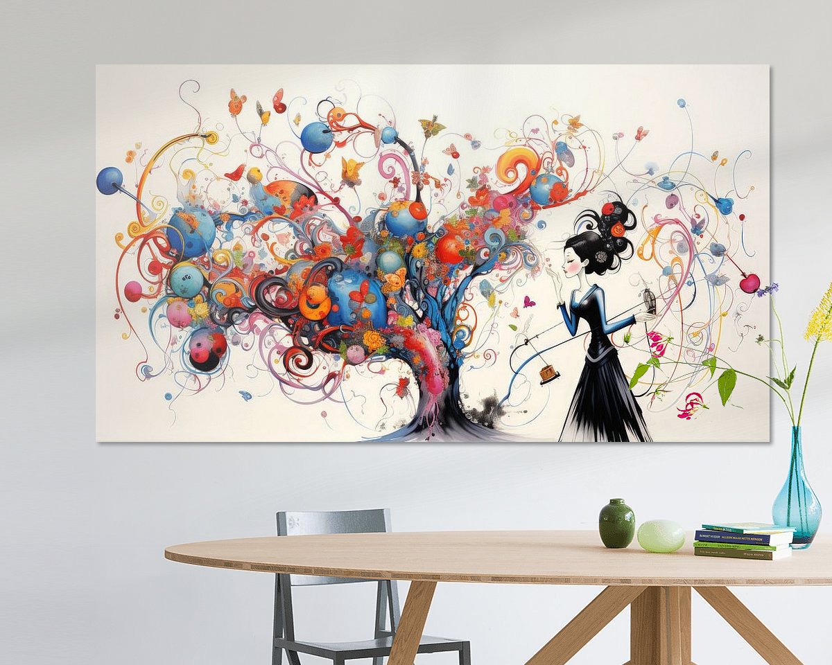 Example of the artwork in a room